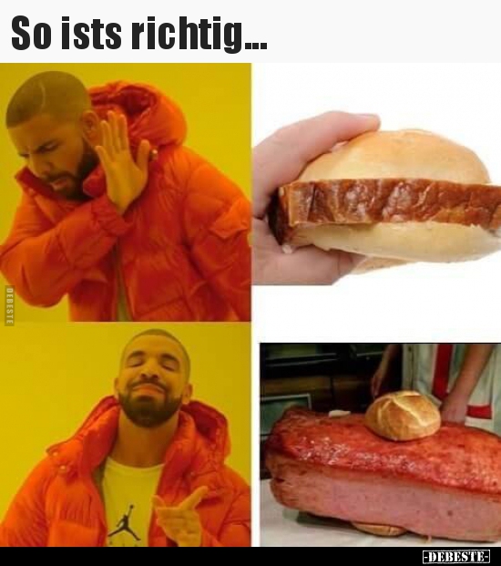 So ists richtig...