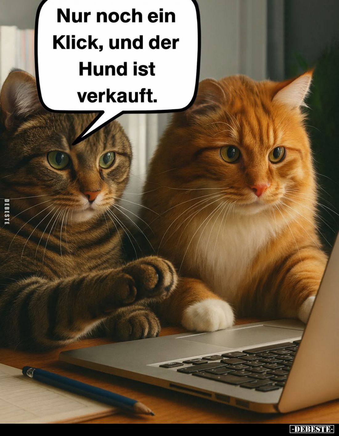 Nur noch ein Klick, und der Hund ist verkauft.