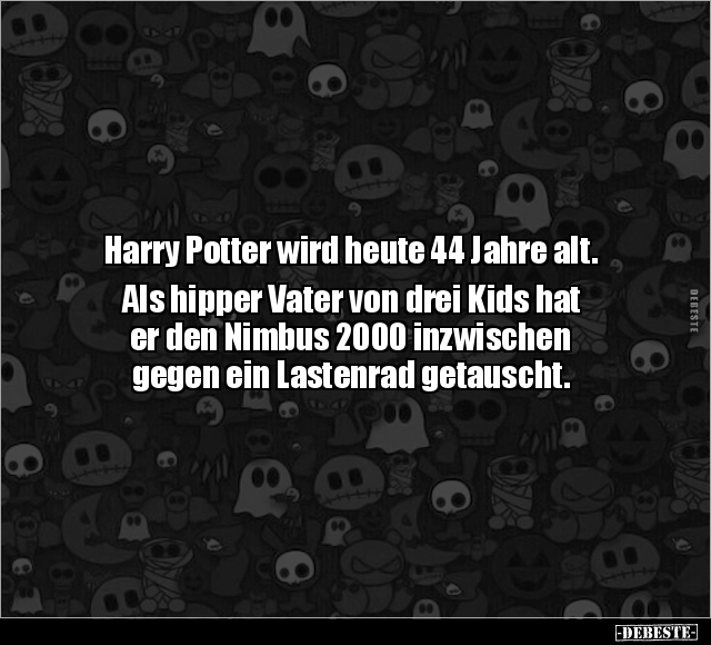 Harry Potter wird heute 44 Jahre alt.. - Lustige Bilder | DEBESTE.de