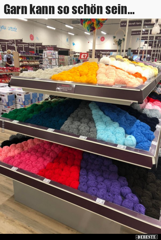 Garn kann so schön sein...