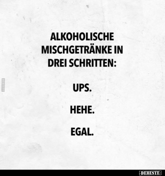 Alkoholische Mischgetränke.. - Lustige Bilder | DEBESTE.de