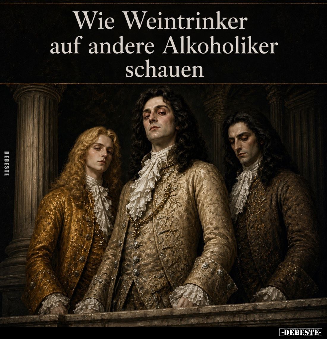 Wie Weintrinker auf andere Alkoholiker schauen