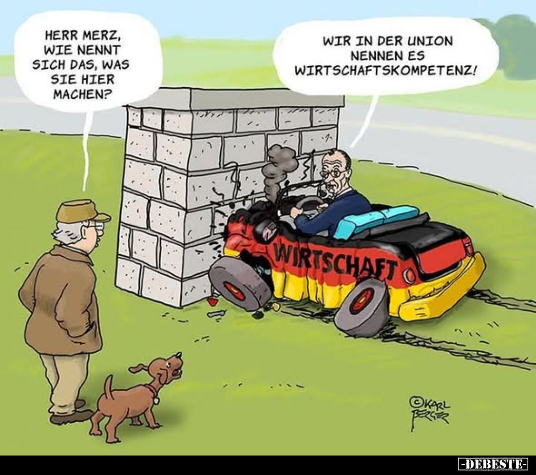 Herr Merz, wie nennt sich das, was Sie hier machen?.. - Lustige Bilder | DEBESTE.de