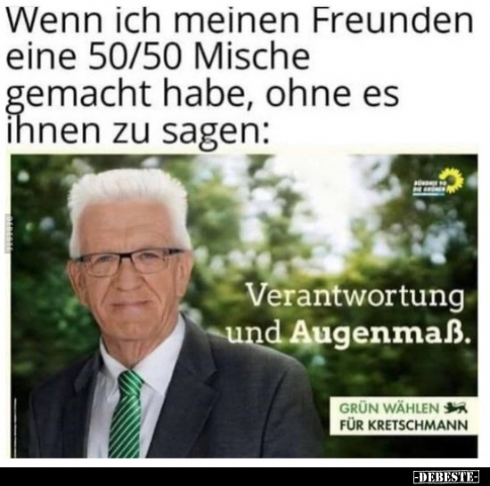 Wenn ich meinen Freunden eine 50/50 Mische gemacht habe.. - Lustige Bilder | DEBESTE.de