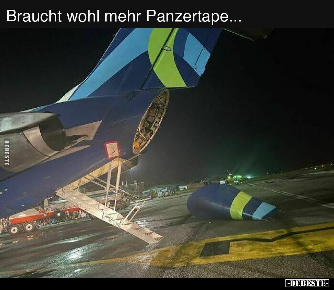 Braucht wohl mehr Panzertape.