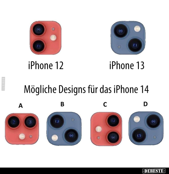 Mögliche Designs für das iPhone 14.. - Lustige Bilder | DEBESTE.de