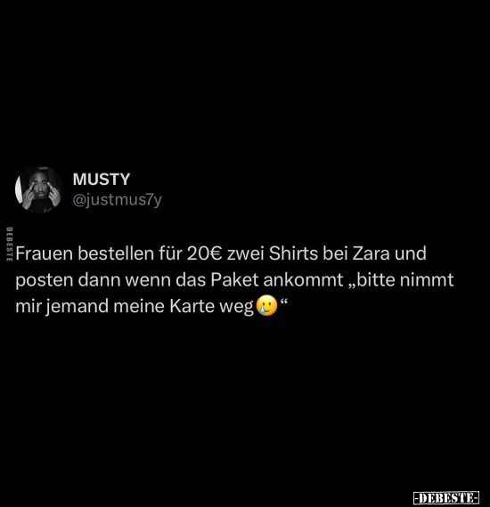 Frauen bestellen für 20€ zwei Shirts bei Zara und posten.. - Lustige Bilder | DEBESTE.de