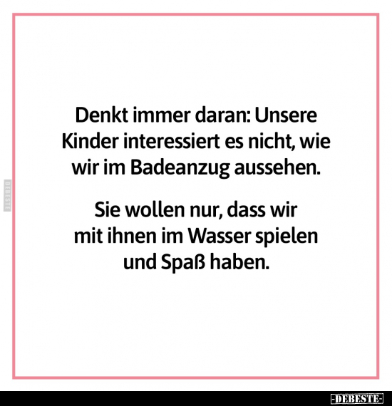 Denkt immer daran: Unsere Kinder interessiert es nicht.. - Lustige Bilder | DEBESTE.de