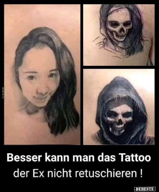 Besser kann man das Tattoo der Ex nicht retuschieren!.. - Lustige Bilder | DEBESTE.de