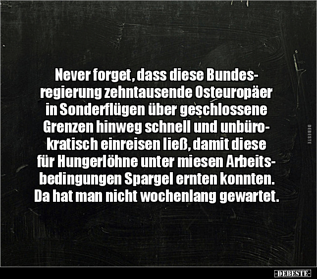 Never forget, dass diese Bundesregierung zehntausende.. - Lustige Bilder | DEBESTE.de