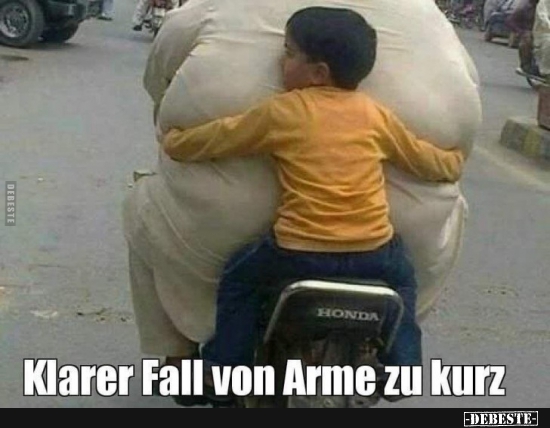 Klarer Fall von Arme zu kurz..