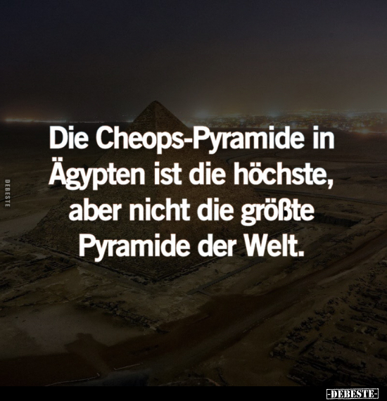 Pyramide, Der Welt