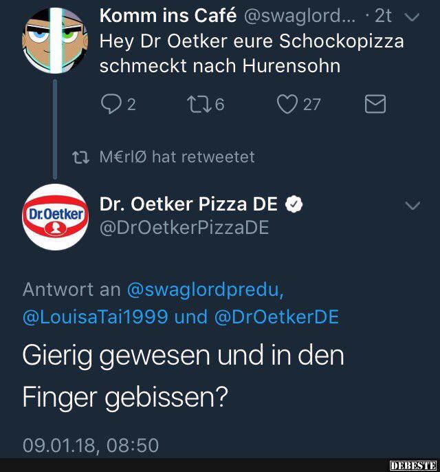 Dr. Oetker schlachtet User.. - Lustige Bilder | DEBESTE.de