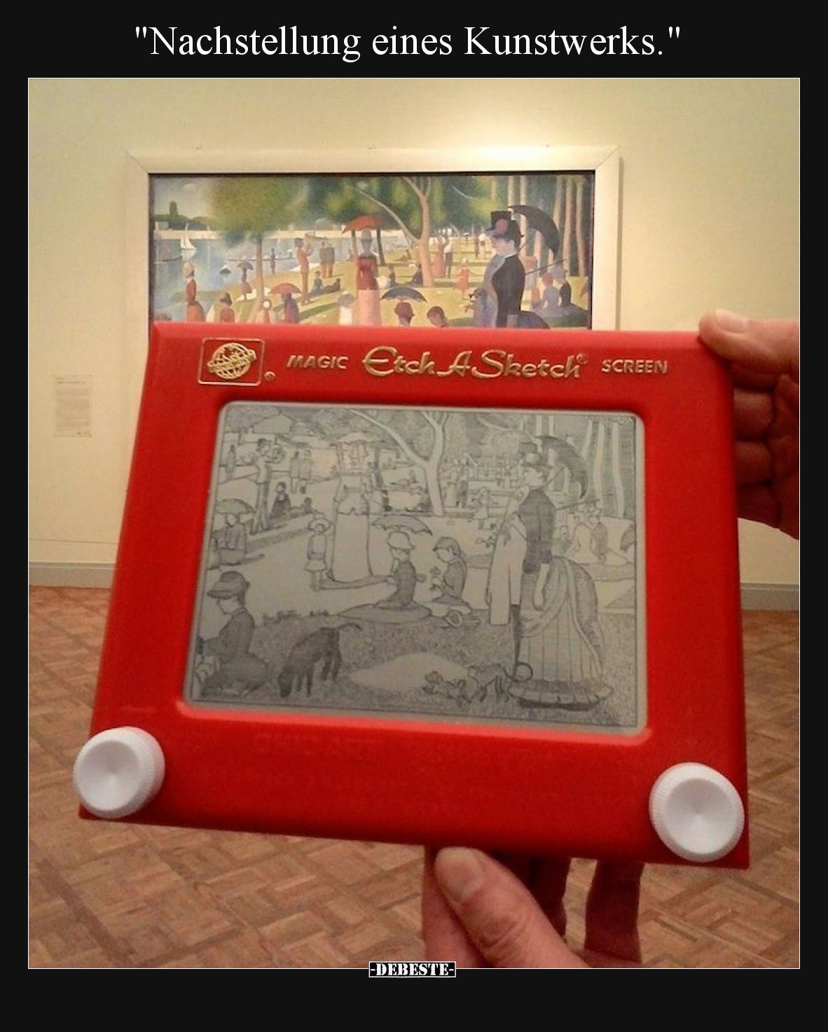 "Nachstellung eines Kunstwerks.".. - Lustige Bilder | DEBESTE.de