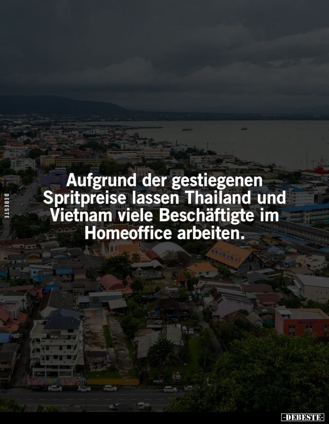 Aufgrund der gestiegenen Spritpreise lassen Thailand und Vietnam viele Beschäftigte im Homeoffice arbeiten.