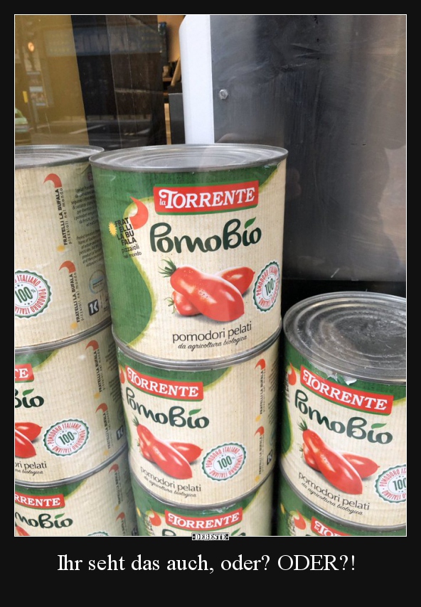 Ihr seht das auch, oder? ODER?!..