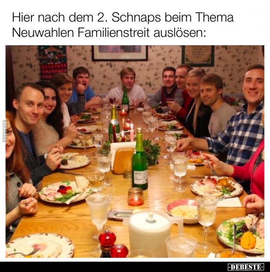 Hier nach dem 2. Schnaps beim Thema Neuwahlen.. - Lustige Bilder | DEBESTE.de