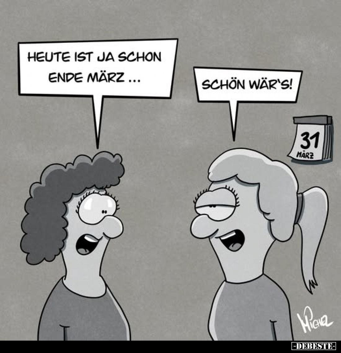 Heute ist ja schon Ende März... - Lustige Bilder | DEBESTE.de