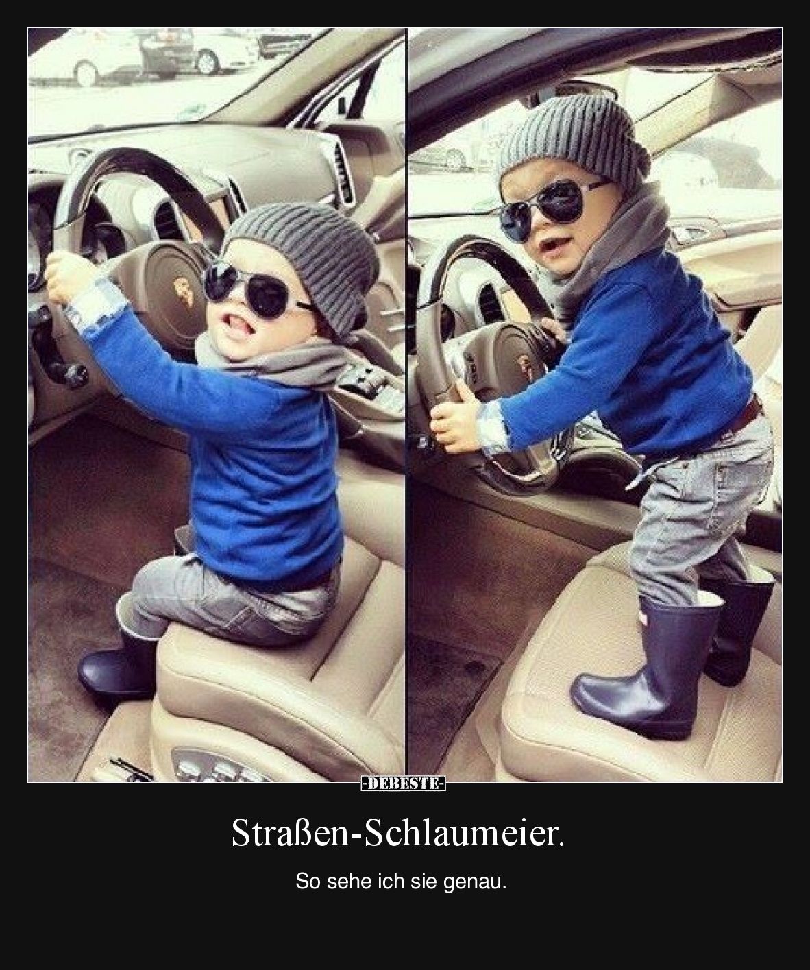 Straßen-Schlaumeier. So sehe ich sie genau.