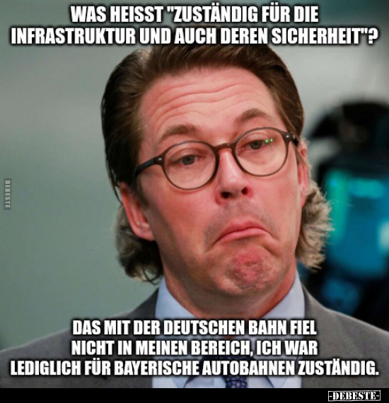 Was heisst "zuständig für die Infrastruktur und auch deren.." - Lustige Bilder | DEBESTE.de