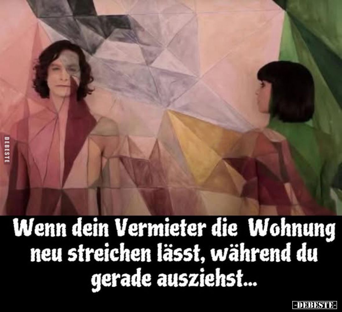 Wenn dein Vermieter die Wohnung neu streichen lässt, während du gerade ausziehst...