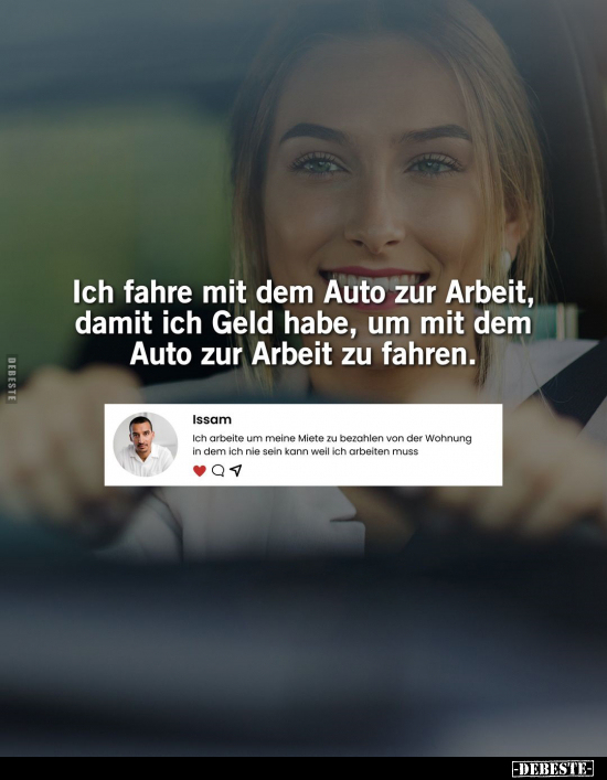 Fahren, Auto, Arbeit, Zur Arbeit, Geld, Bezahlen, Wohnung