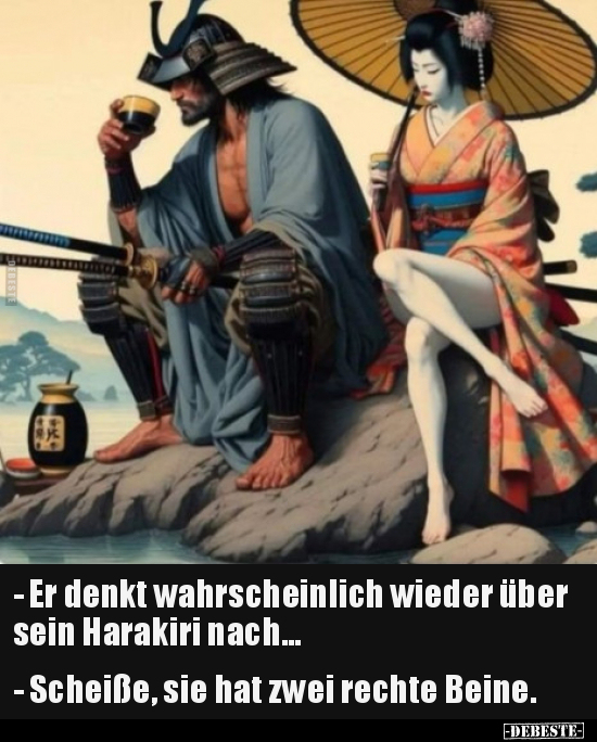 - Er denkt wahrscheinlich wieder über sein Harakiri.. - Lustige Bilder | DEBESTE.de