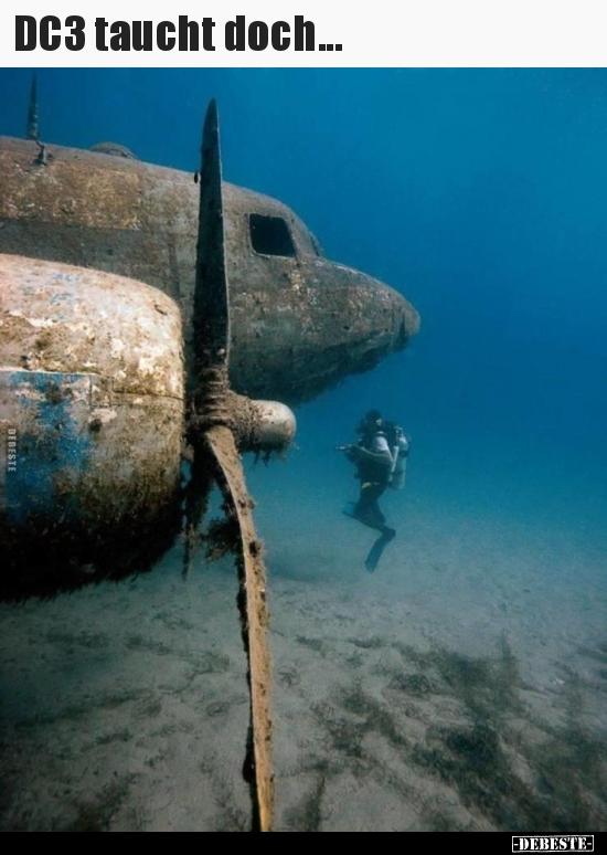 DC3 taucht doch... - Lustige Bilder | DEBESTE.de