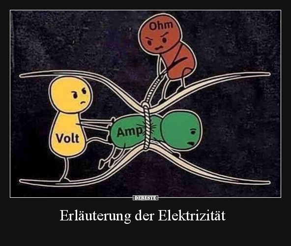 Erläuterung der Elektrizität.. - Lustige Bilder | DEBESTE.de