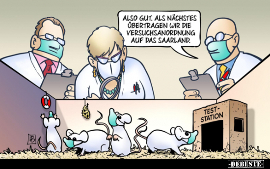 Also gut. Als nächstes übertragen wir die Versuchsanordnung..