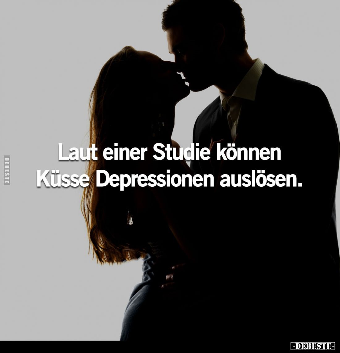 Laut einer Studie können Küsse Depressionen auslösen.