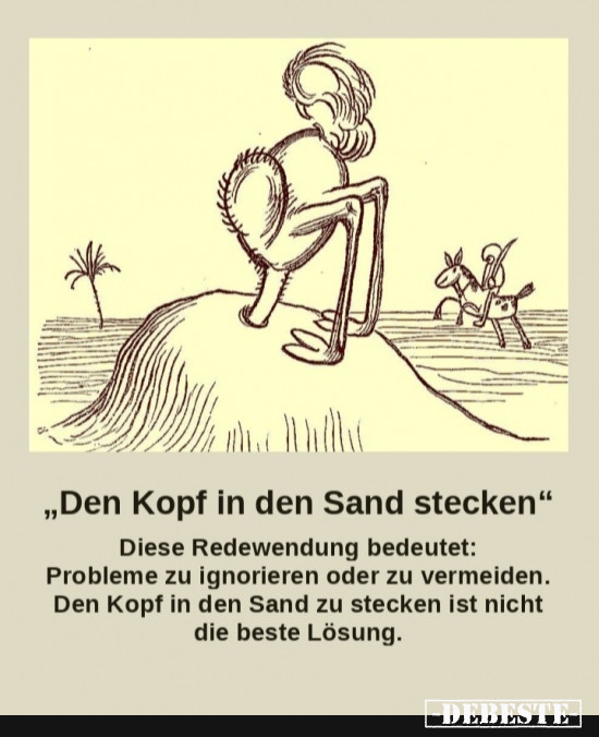Kopf in den Sand - Lustige Bilder | DEBESTE.de