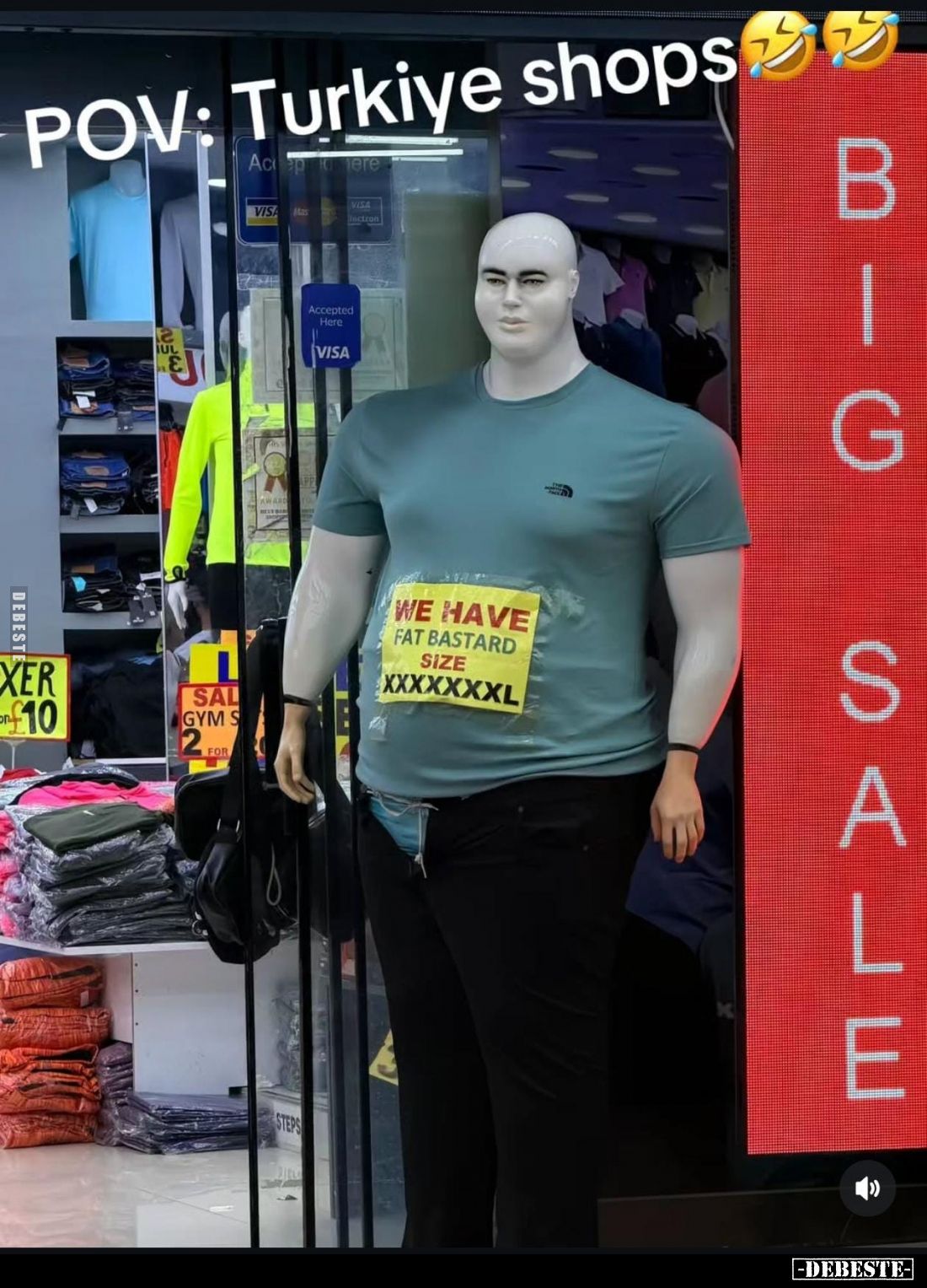 POV: Türkiye shops - 
WE HAVE FAT BASTARD SIZE XXXXXXXXL
