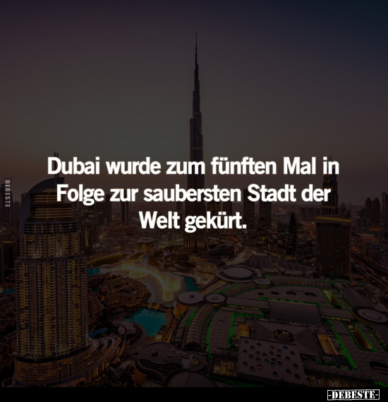 Dubai, Der Welt