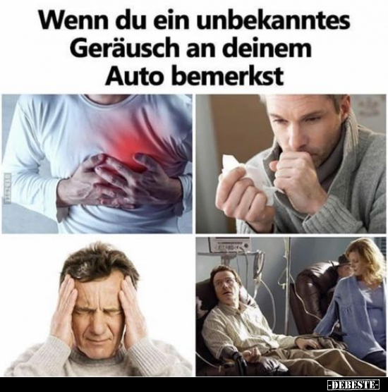 Wenn du ein unbekanntes Geräusch an deinem Auto.. - Lustige Bilder | DEBESTE.de