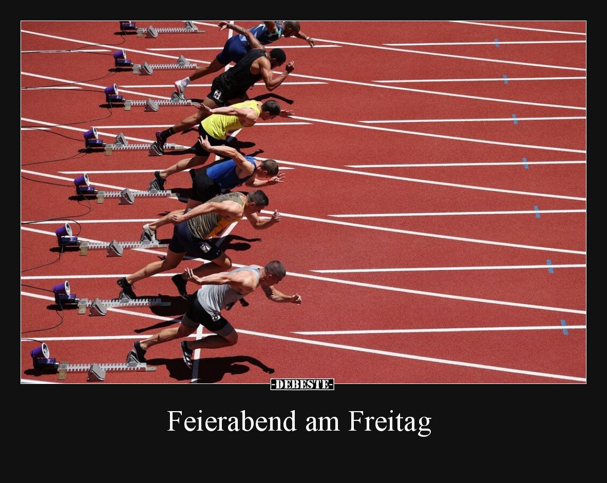 Feierabend am Freitag