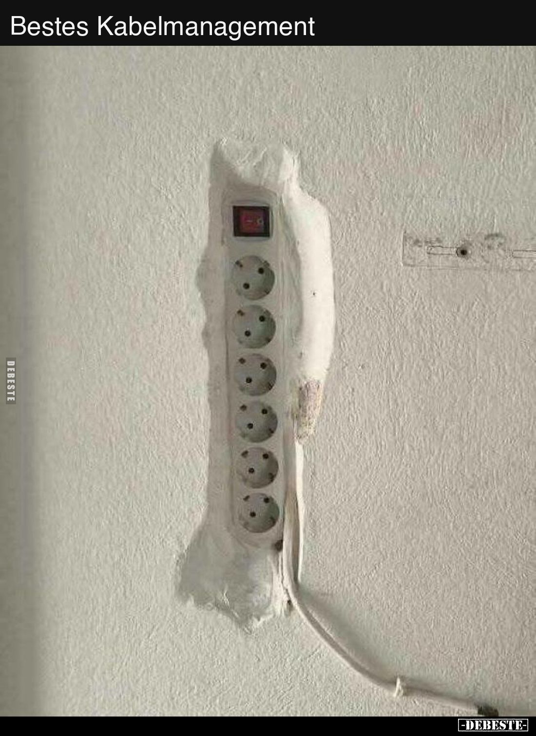 Bestes Kabelmanagement..