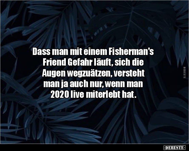 Dass man mit einem Fisherman's Friend Gefahr läuft.. - Lustige Bilder | DEBESTE.de