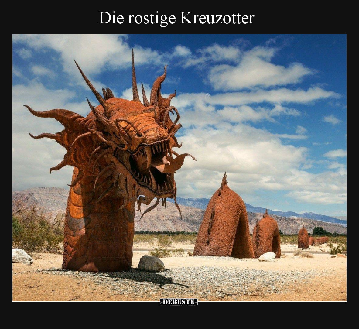 Die rostige Kreuzotter