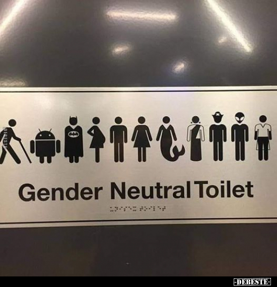 Gender Neutral Toilet.. - Lustige Bilder | DEBESTE.de