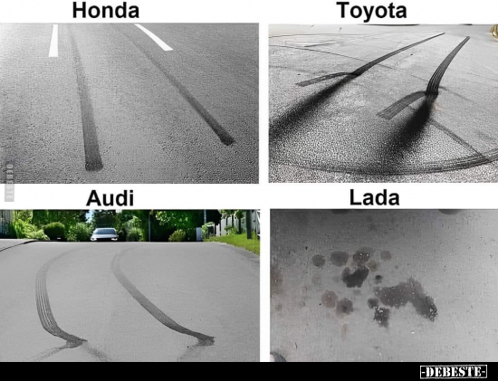 Honda - Toyota - Audi - Lada... - Lustige Bilder | DEBESTE.de