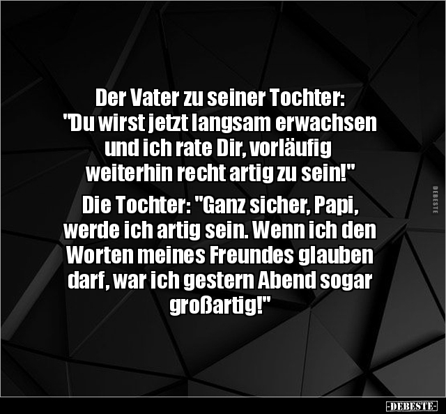 Vater, Tochter, Langsam, Rate