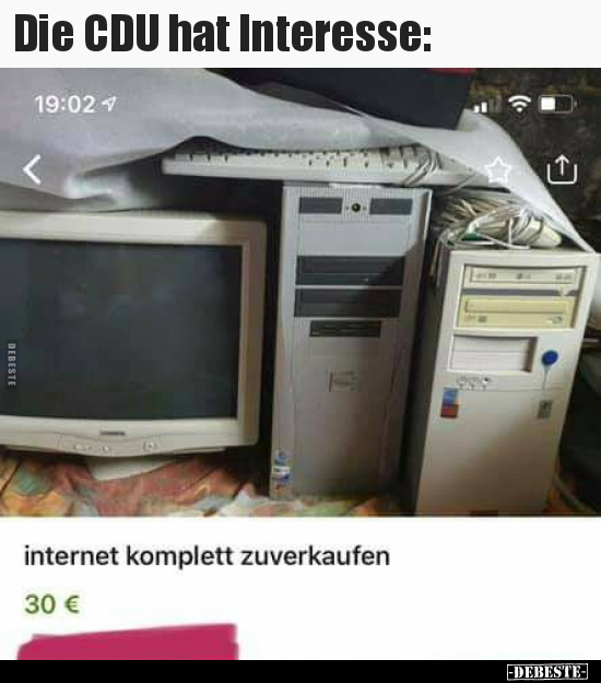 Die CDU hat Interesse.. - Lustige Bilder | DEBESTE.de