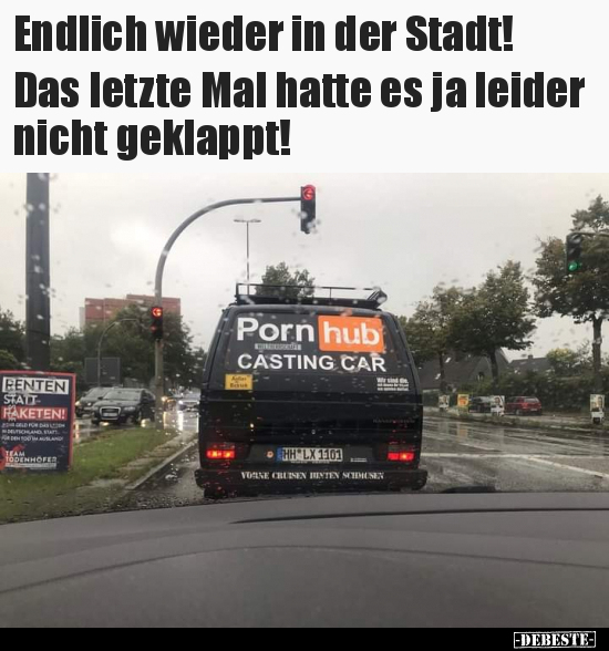 Endlich wieder in der Stadt! Das letzte Mal hatte es ja..
