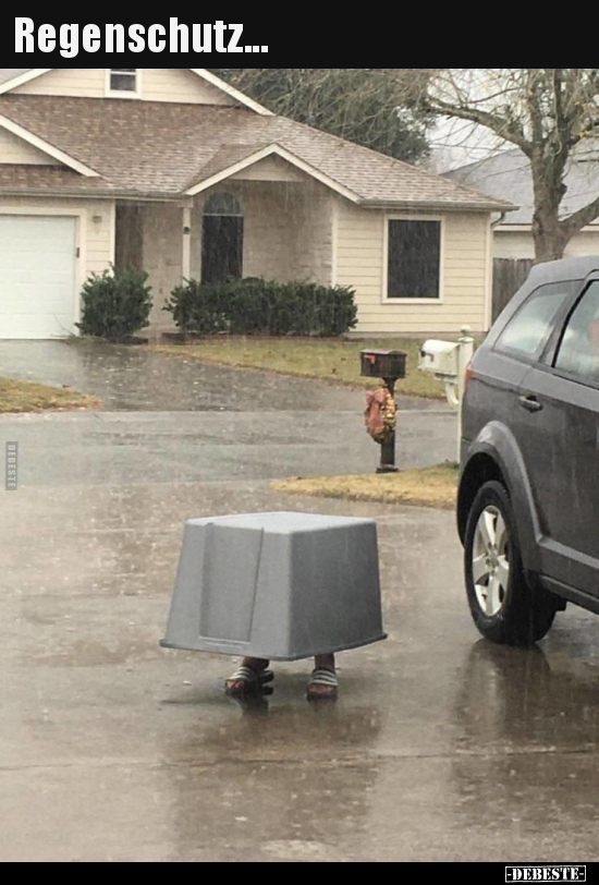 Regenschutz...