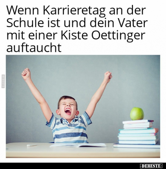 Wenn Karrieretag an der Schule ist und dein Vater mit einer.. - Lustige Bilder | DEBESTE.de