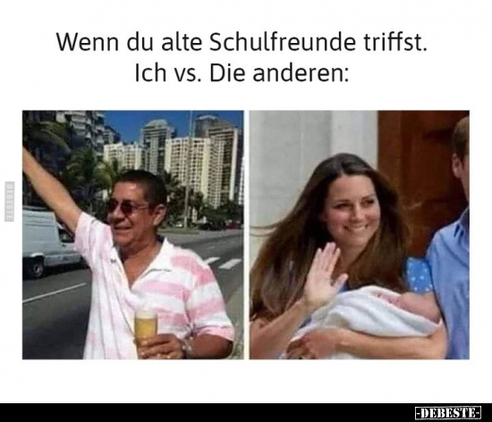 Wenn du alte Schulfreunde triffst.. - Lustige Bilder | DEBESTE.de