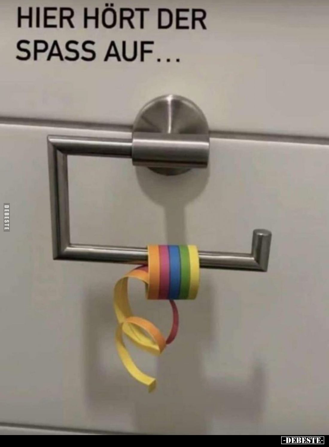 Hier hört der Spaß auf...