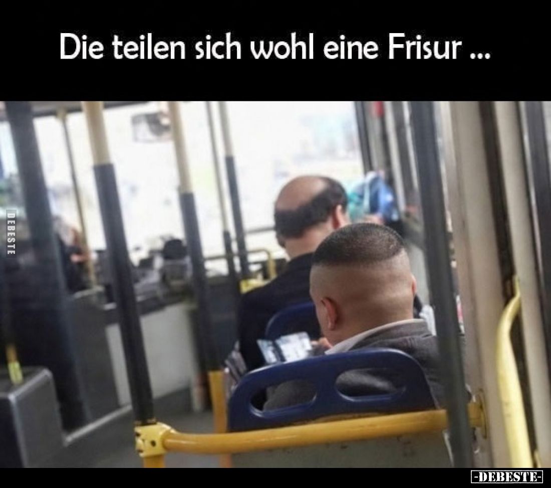 Die teilen sich wohl eine Frisur...