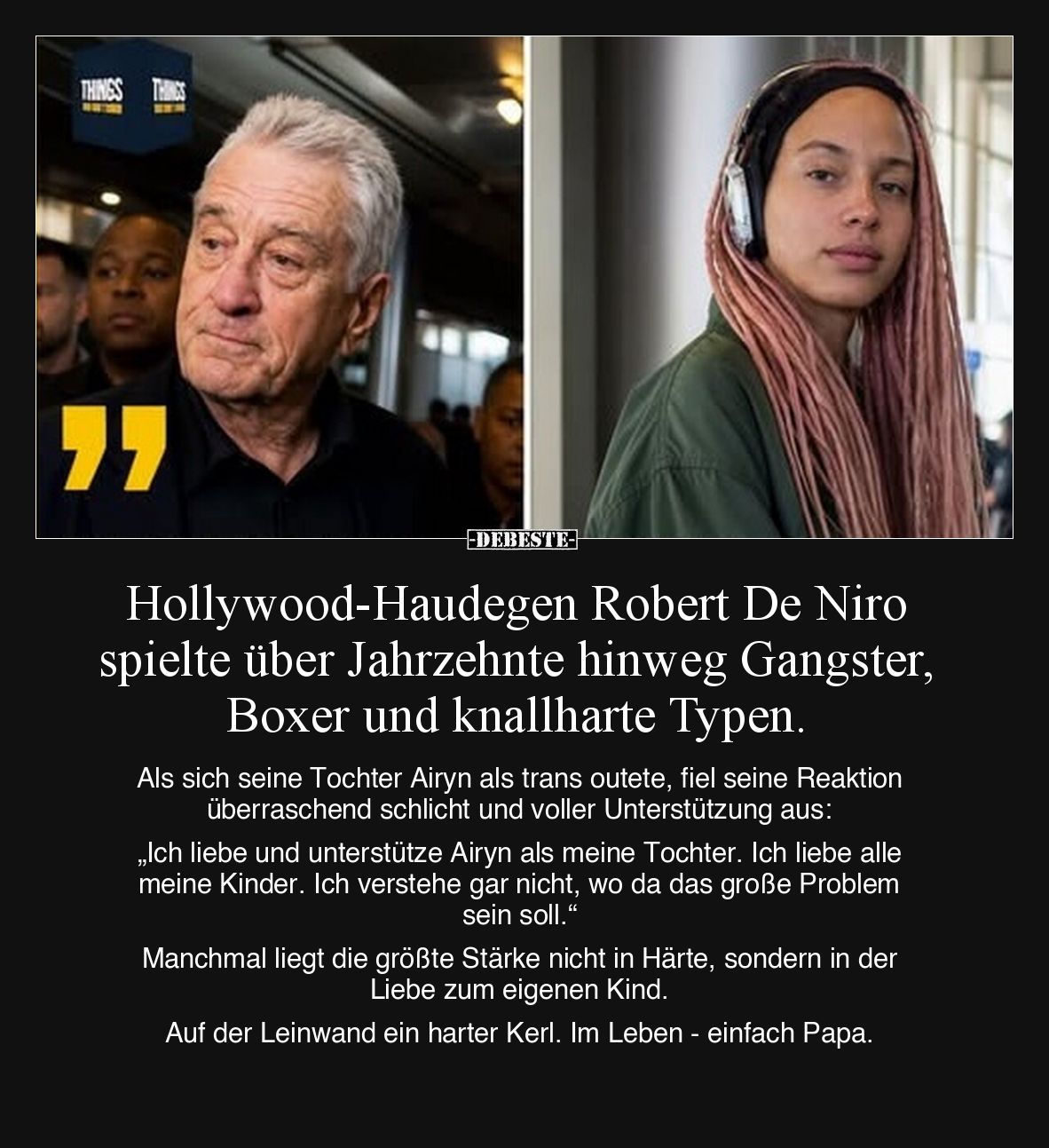 Hollywood-Haudegen Robert De Niro spielte über Jahrzehnte.. - Lustige Bilder | DEBESTE.de